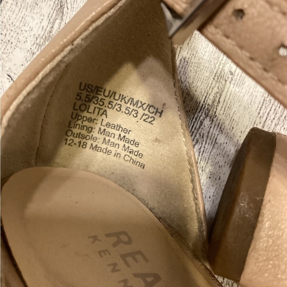 Kenneth Cole Reaction LoLita Beige Heels Size 5.5 - Picture 7 of 9